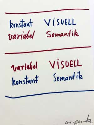 A.R. Penck - konstant variabel visuell semantik verkocht voor € 145!