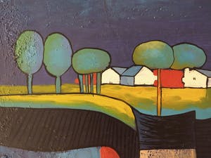 Berend Pasman - Surrealistisch landschap kopen? Bied vanaf 180!