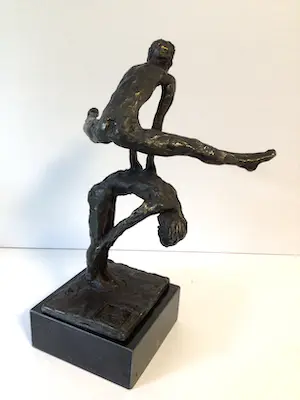 Astrid Veldhuyzen-Koppen - Sculptuur “ De Bokkensprong “ kopen? Bied vanaf 89!