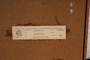 Jan Bruens - Landschap - 1973 - inkt en aquarel op papier - BKR Aerdenburg kopen? Bied vanaf 20!