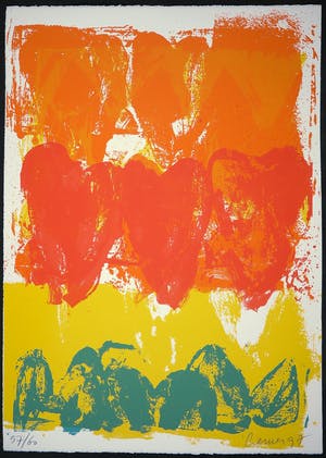 Jan Cremer - Zeefdruk, Tulipfield kopen? Bied vanaf 200!