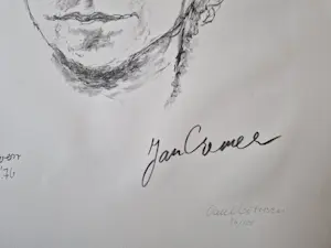 Paul Citroen - Fraaie monochrome Litho: "jan Cremer" - 1976 - potloodgsig. - glmt. oplage (100) kopen? Bied vanaf 54!