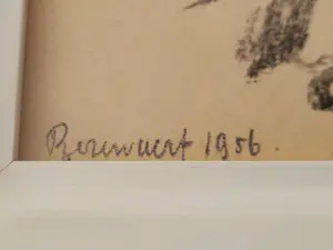 Ans Luttge-Deetman - 2 stuks, fraai ingelijst. kopen? Bied vanaf 75!