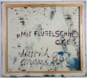 Dietrich Maus - Olieverf op doek, Mit flügelschnecke kopen? Bied vanaf 80!