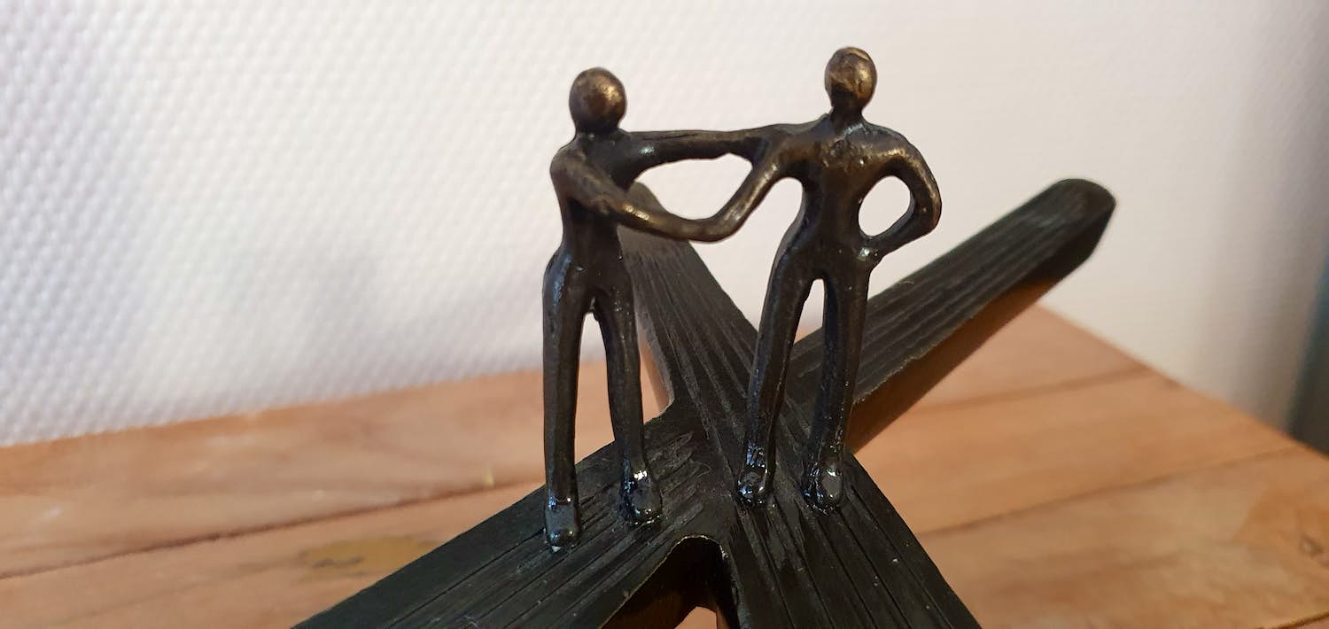Corry Ammerlaan - Op scheiding van wegen -bronzen versie kopen? Bied vanaf 1!