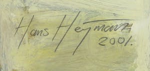 Hans Heijman - Acryl op papier, Zonder titel - Ingelijst (Groot) kopen? Bied vanaf 100!