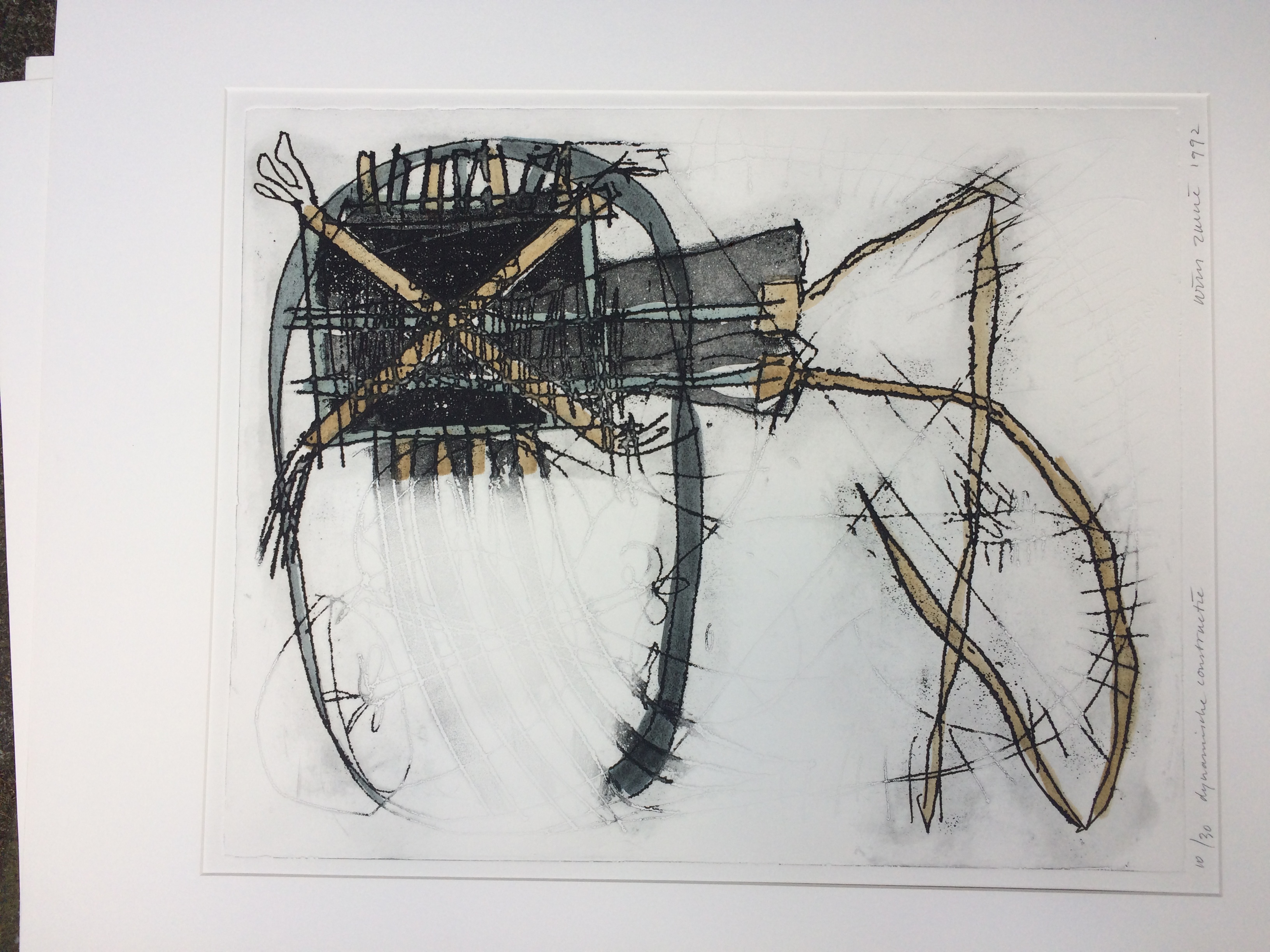 Wim Zurne - dynamische constructie kopen? Bied vanaf 75!