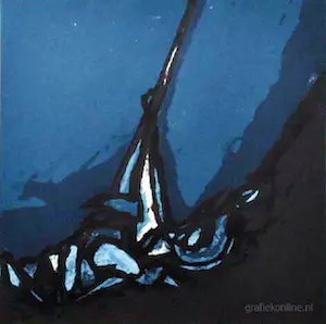 Fon Klement - 2-luik van hardboard drukplaten, ‘Accroissement’ – ca. 1975 kopen? Bied vanaf 50!