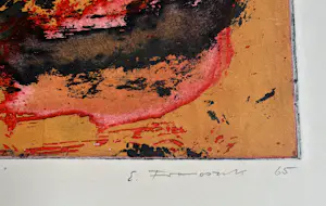 Eduard Franoschek - Egozentrum - Große signierte Farbradierung - e.a. Exemplar 1965 - Informel kopen? Bied vanaf 180!