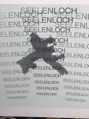 Anne Semler - Zeefdruk, titel Seelenloch, hand gesigneerd, oplage 12/35 kopen? Bied vanaf 15!