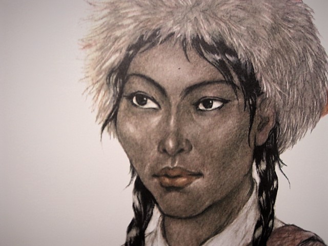 Lily Eversdijk Smulders - Uniek Aquarel "nomaden jongen Tibet" van gerenommeerd tekenares kopen? Bied vanaf 1!