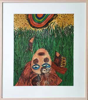 Corneille - Herbes| Ingelijst verkocht voor € 280!