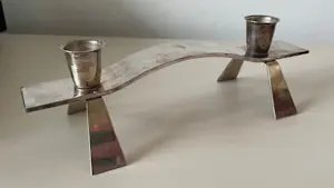 F.W. Quist - Vintage Verzilverde kandelaar kopen? Bied vanaf 20!
