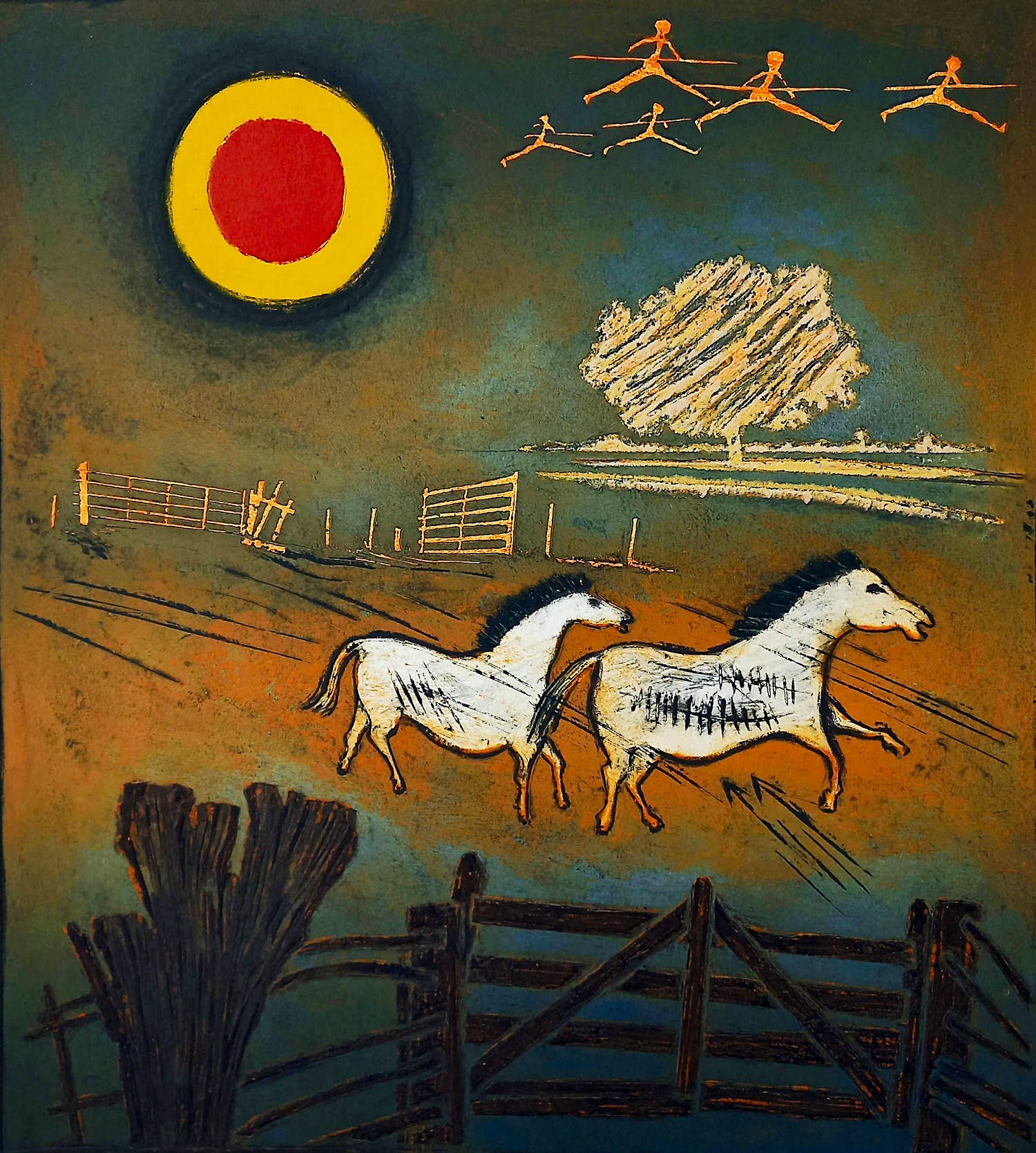 Hans Heijman - Morgen land I, aquatint ets kopen? Bied vanaf 60!