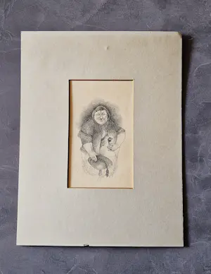 Tom Eyzenbach - Illustrator, grafisch vormgever - fraai gedetailleerde ets - gesigneerd kopen? Bied vanaf 41!