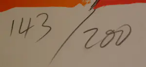 Walasse Ting - Kleurenlitho: Liggende naakte dame en een kat kopen? Bied vanaf 595!