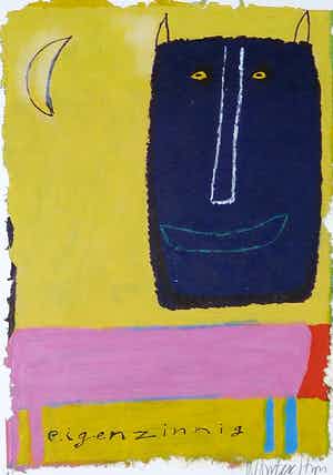 Wouter Stips - Zeefdruk, Eigenzinnig verkocht voor € 1!