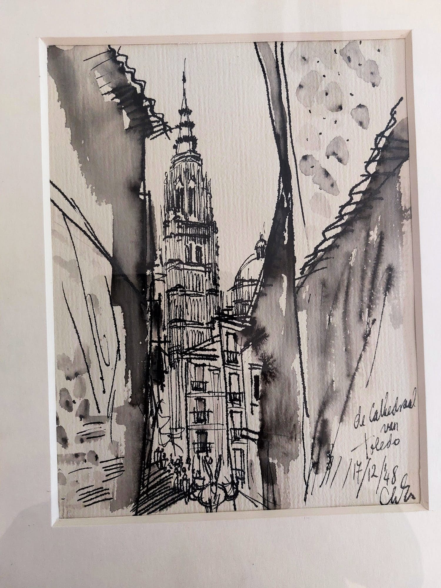 Charles Eyck - De cathedraal van toledo verkocht voor € 125!