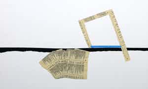 Tjeng Sit Oey - Collage, Zonder titel verkocht voor € 35!