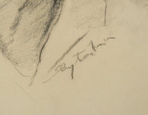 Jan Sluijters (jr.) - Potloodtekening, Portret van een vrouw kopen? Bied vanaf 50!