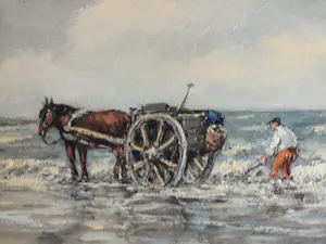 Hendrik Cornelis Kranenburg - Olieverf - De Strandjutter kopen? Bied vanaf 100!