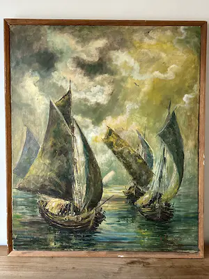 Niet of onleesbaar gesigneerd - Vissersboten kopen? Bied vanaf 1!