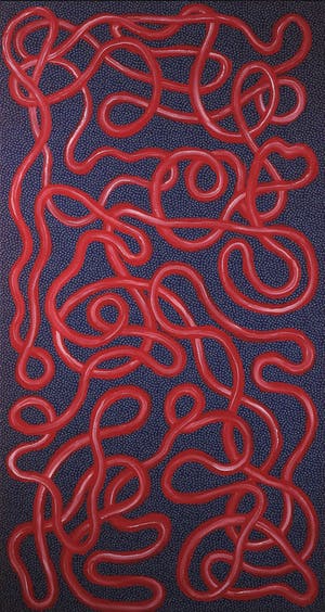 Hans van Gestel - Acryl op textiel, Zonder titel (Groot) kopen? Bied vanaf 100!