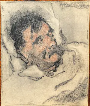 Dick Ket - Acht tekeningen van Dick Ket kopen? Bied vanaf 75!