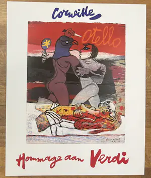 AcheterCorneille - Corneille - OTELLO Hommage aan Verdi Poster - Met Atelier Corneille Stempel? Enchérissez de 25!
