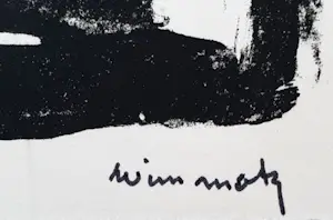 Wim Motz - Litho: 'Uit dansen - Silvia' kopen? Bied vanaf 25!