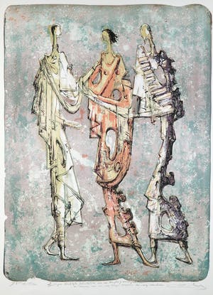 Remy Cornelissen - Litho, Zonder titel - Ingelijst (Groot) kopen? Bied vanaf 1!