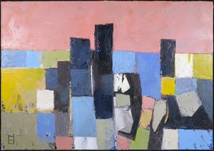 Philip Vencken - Olieverf op doek, Poef & Poem (Groot) kopen? Bied vanaf 1!