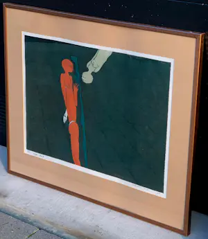 Werner Moonen - Ingelijste ets/aquatint - 1975 kopen? Bied vanaf 115!