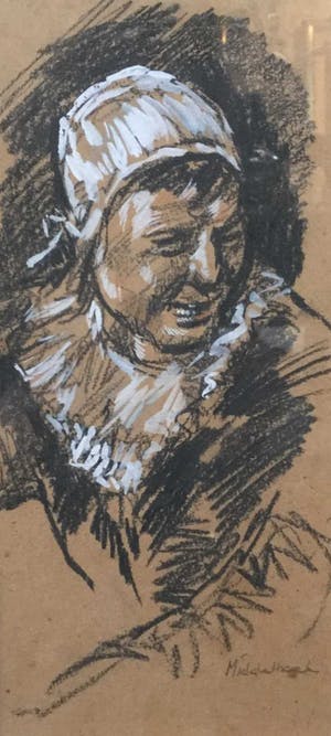 Martinus Leonardus Middelhoek - C3528 - Studie van Malle Babbe door Frans Hals kopen? Bied vanaf 10!