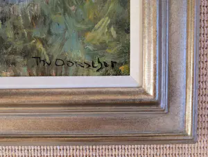 Theodorus van Oorschot - BOERDERIJ IN BOSLANDSCHAP MET PAARD EN WAGEN kopen? Bied vanaf 200!