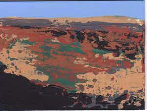 Christiaan Paul Damste - 3 kleine geschilderde landschappen verkocht voor € 60!