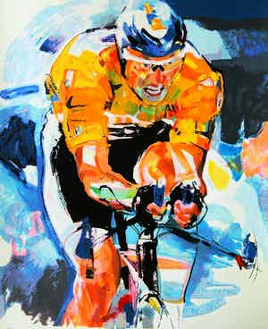 Lou Thissen - Wielrenner verkocht voor € 35!