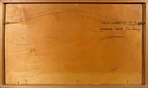 Jan Laeven - Olieverf op paneel, Hoeve Cottessen - Ingelijst kopen? Bied vanaf 150!