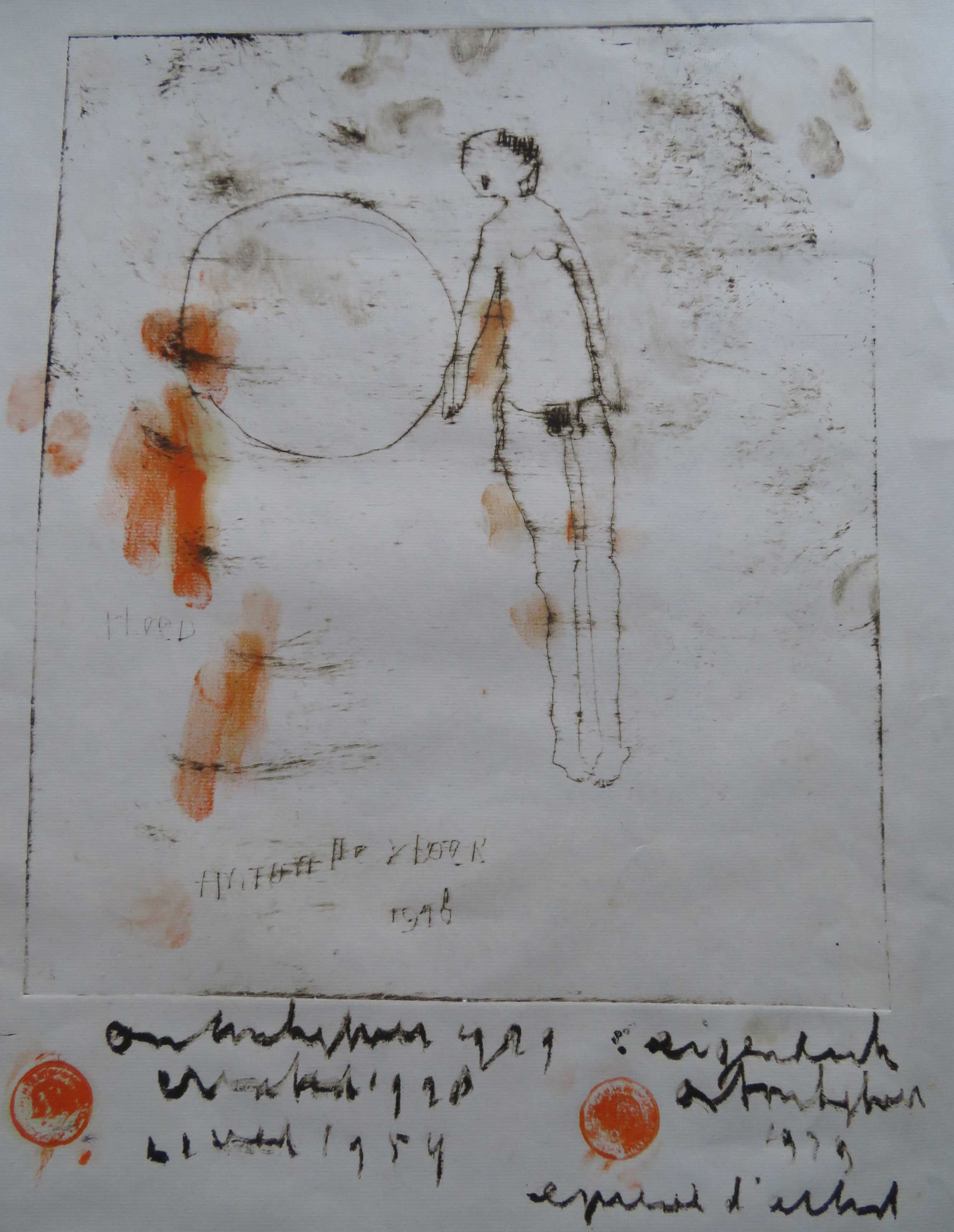 Anton Heyboer - Hoed (1948) kopen? Bied vanaf 250!