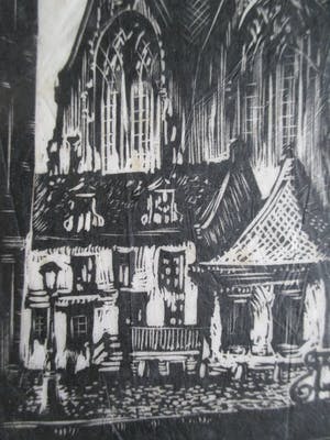 Rein Snapper - Houtsnede Amsterdam kopen? Bied vanaf 20!