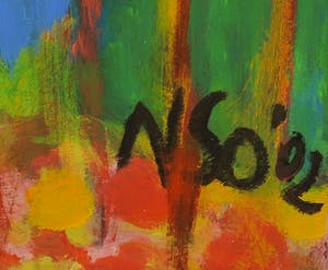 Marthe Nso Abomo - Acryl op doek, Tulipes III kopen? Bied vanaf 1!