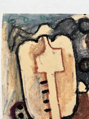 Ed Dukkers - Abstracte figuurstudie kopen? Bied vanaf 80!