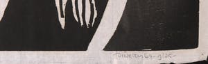 Jef Diederen - Houtdruk op Japans papier, Zonder titel, 1,80 m breed! kopen? Bied vanaf 150!