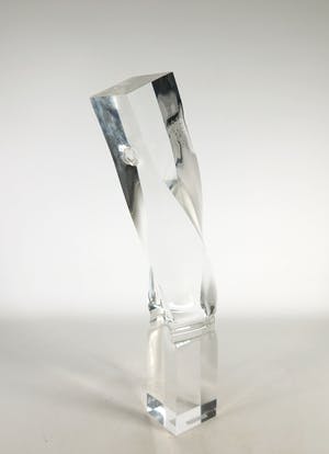 Niet of onleesbaar gesigneerd - Perspex, Twee objecten kopen? Bied vanaf 10!