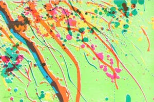 Walasse Ting - Zeldzame litho uit 1974 slechts 50 exemplaren. Als hommage aan Sam Francis. kopen? Bied vanaf 395!