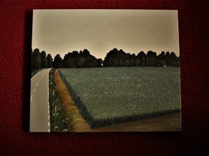 Erna van Mondfrans - Fraai verstild realistisch olieverf "Huis in de Provence Frankrijk" gesigneerd kopen? Bied vanaf 80!