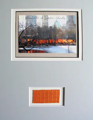 Christo - Project for Central Park NYC " The Gates " - artcard handgesigneerd in Pptout kopen? Bied vanaf 1!