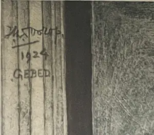 Jan Toorop - Het Gebed kopen? Bied vanaf 50!