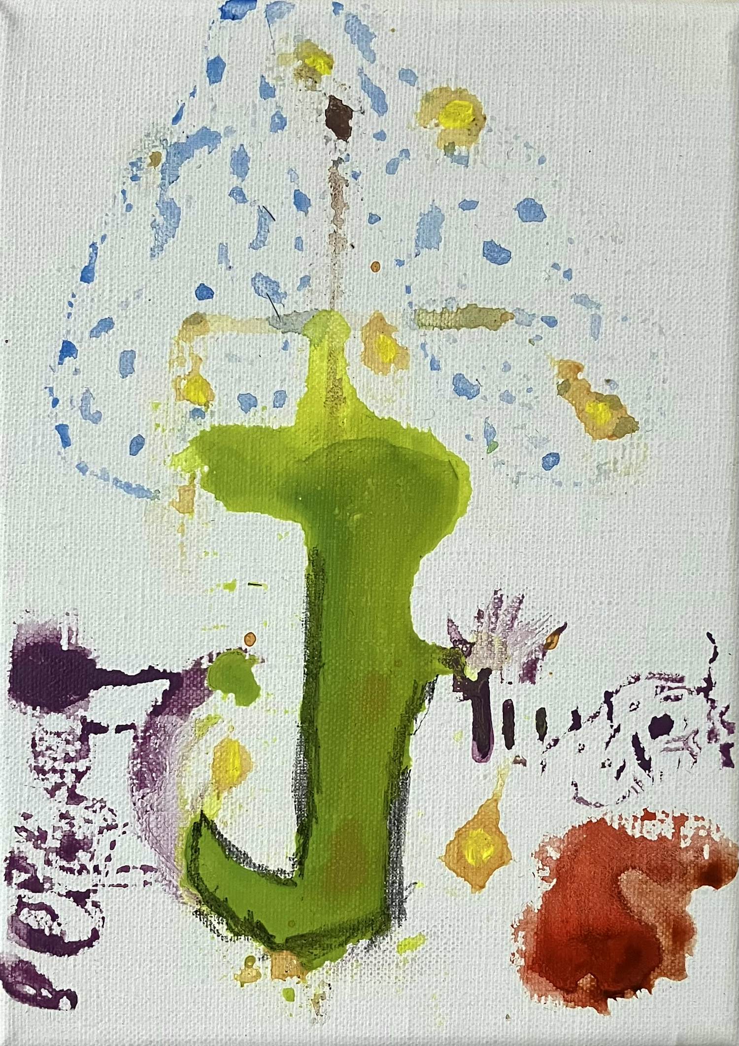 Paul Louis van den Bergh - Acryl en conté op linnen - Gesigneerd kopen? Bied vanaf 120!