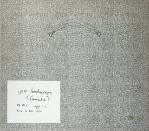 Eugene Brands - Grote pastelkleurige gouache, Landscape - Ingelijst kopen? Bied vanaf 1600!